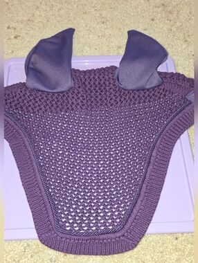 Purple Ear Bonnet